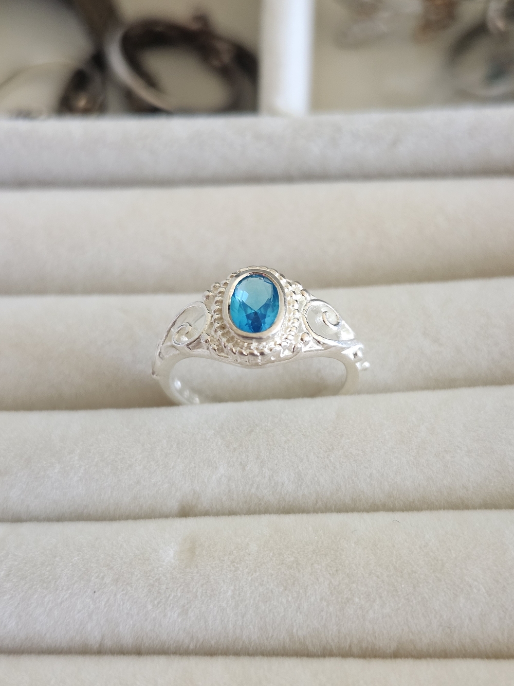 Blue Topaz Ring